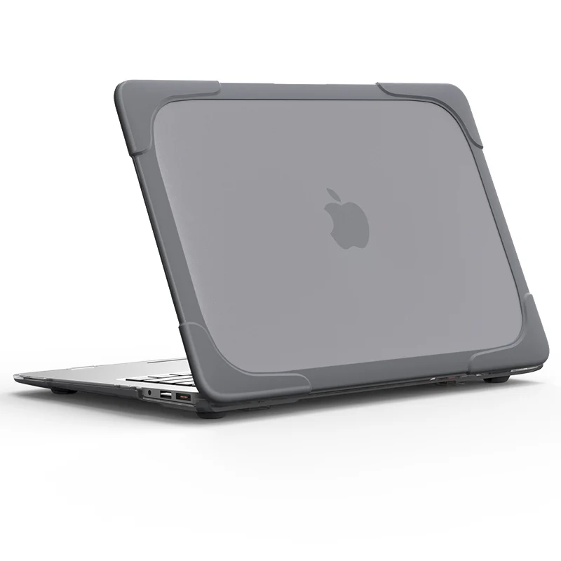 Rugged Protective & Heavy Duty Case Macbook Air 13 (2010-2017) - Clear Grey - Image 6