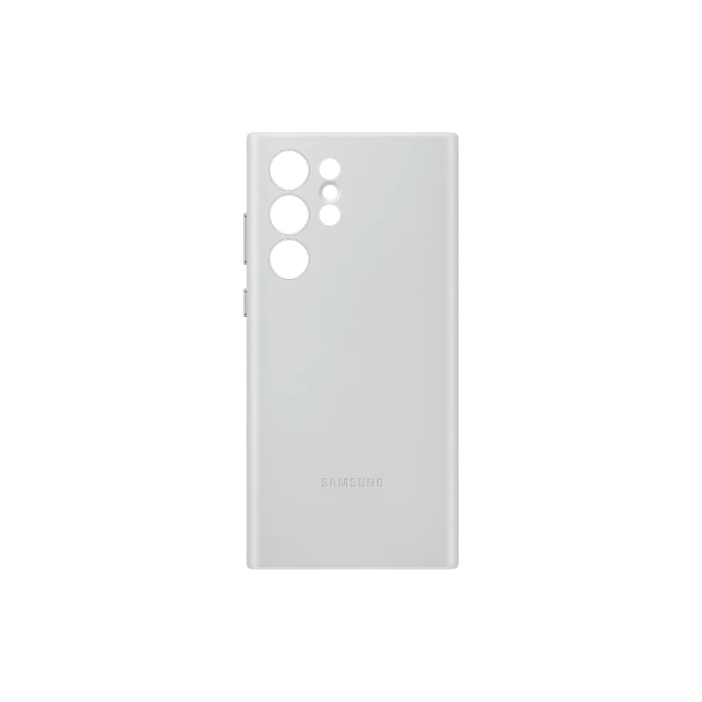 Samsung Official Protective Leather Case for Galaxy S22 Ultra 6.8 - Gray - Image 4