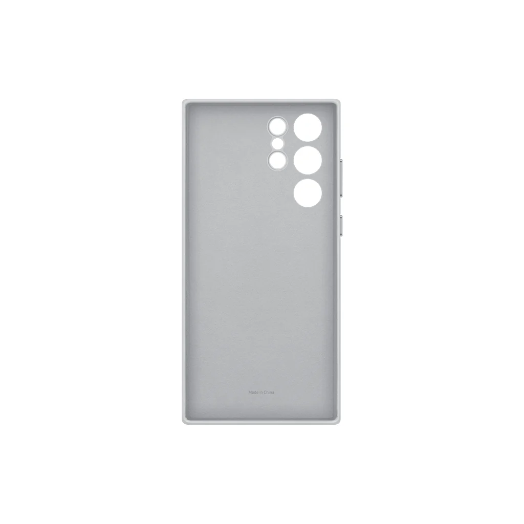 Samsung Official Protective Leather Case for Galaxy S22 Ultra 6.8 - Gray - Image 5