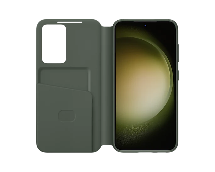 Samsung Official Smart View Wallet Case S23 Plus 6.6 inch - Khaki Green - Image 2