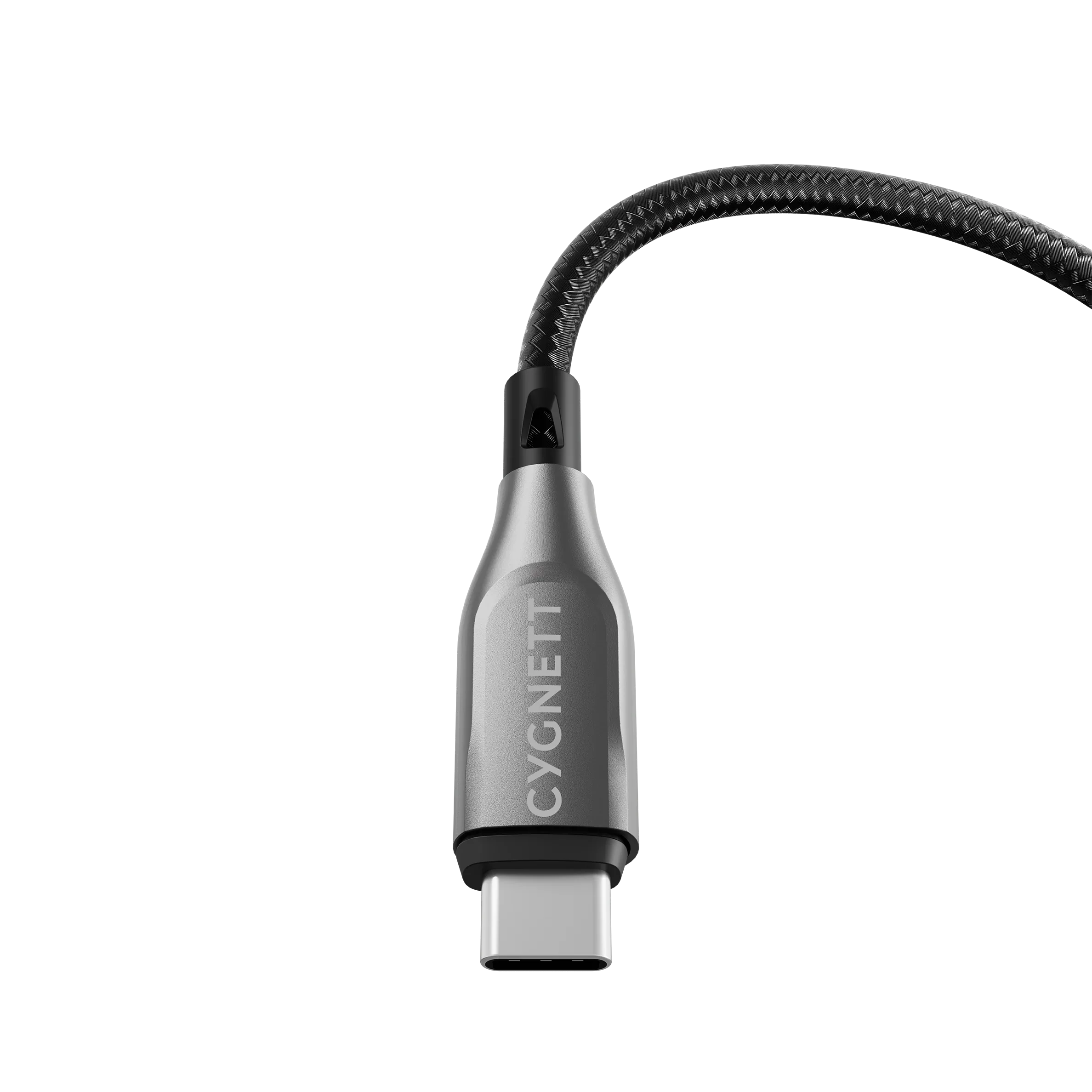Cygnett Armoured Braided Cable 1M USB-C to USB-A USB 2.0 - Black - Image 5