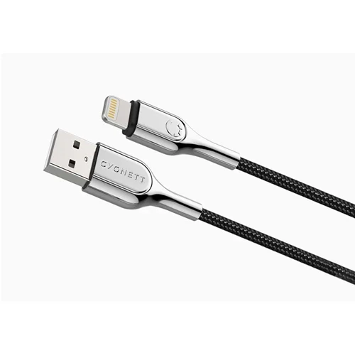 Cygnett Armoured USB-A to Lightning Cable 2M with DuPont Kevlar Aramid Fibre - Image 2