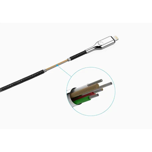 Cygnett Armoured USB-A to Lightning Cable 2M with DuPont Kevlar Aramid Fibre - Image 4