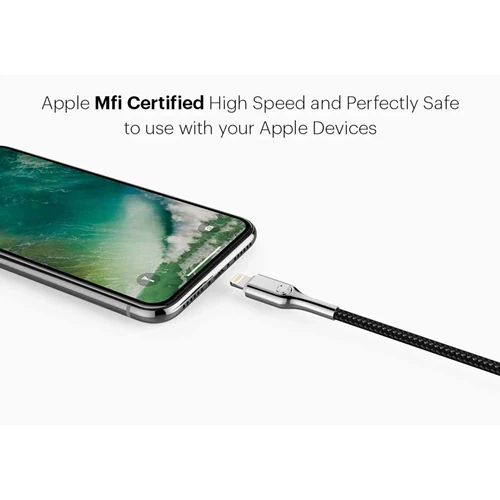 Cygnett Armoured USB-A to Lightning Cable 2M with DuPont Kevlar Aramid Fibre - Image 5