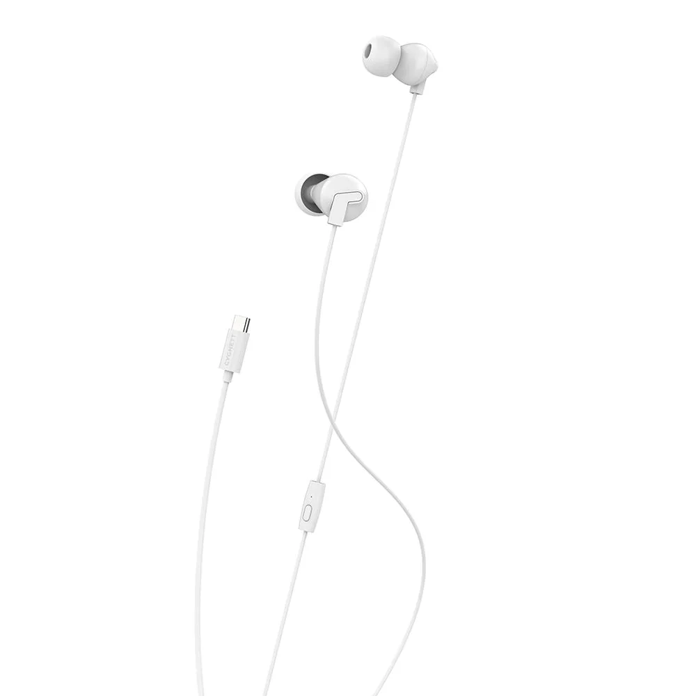 Cygnett Essential Earphone with USB-C connection - White CY2868HEUSB - Image 4
