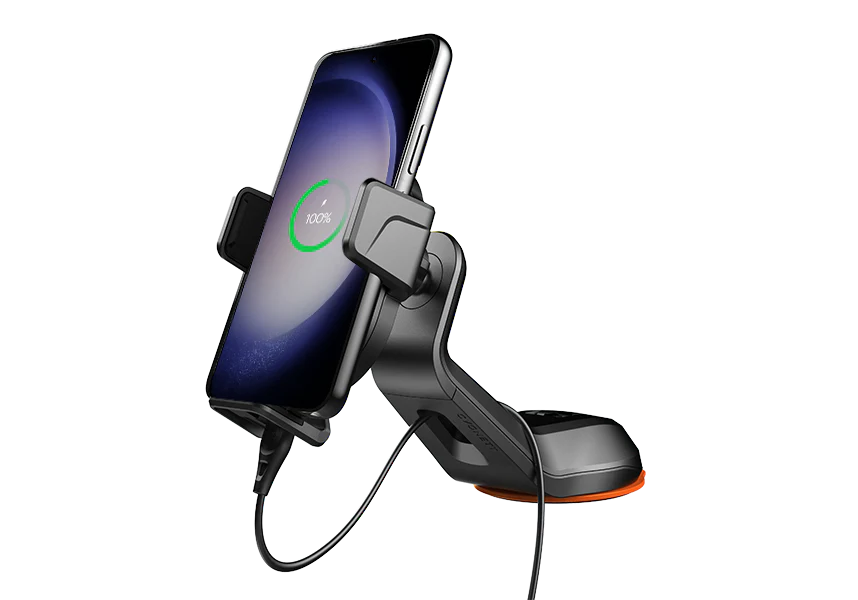 Cygnett Universal Window & Dash Car Mount & Wireless Charger - Black - Image 5