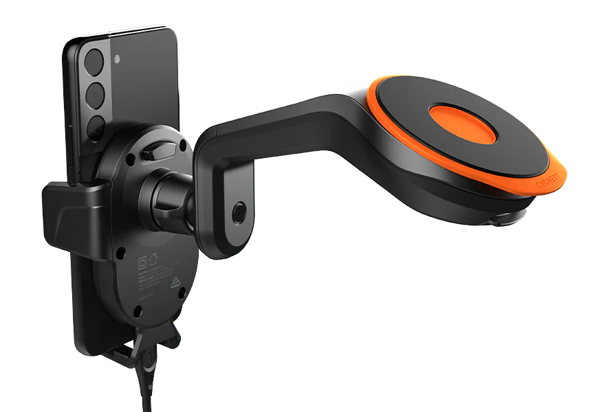 Cygnett Universal Window & Dash Car Mount & Wireless Charger - Black - Image 6