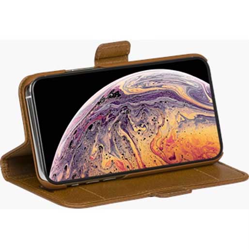 Dbramante1928 Copenhagen Slim Leather Folio Case iPhone 11 Pro Max / XS Max - Tan - Image 4