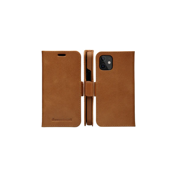 Dbramante1928 Copenhagen Slim Leather Folio Case iPhone 12 Mini - Tan - Image 4