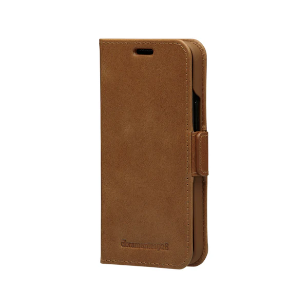 Dbramante1928 Copenhagen Slim Leather Folio Case iPhone 12 Mini - Tan - Image 5