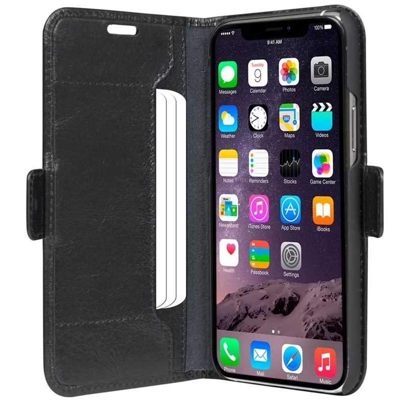 Dbramante1928 Copenhagen Slim Leather Folio Case iPhone 13 Pro Max - Black - Image 4