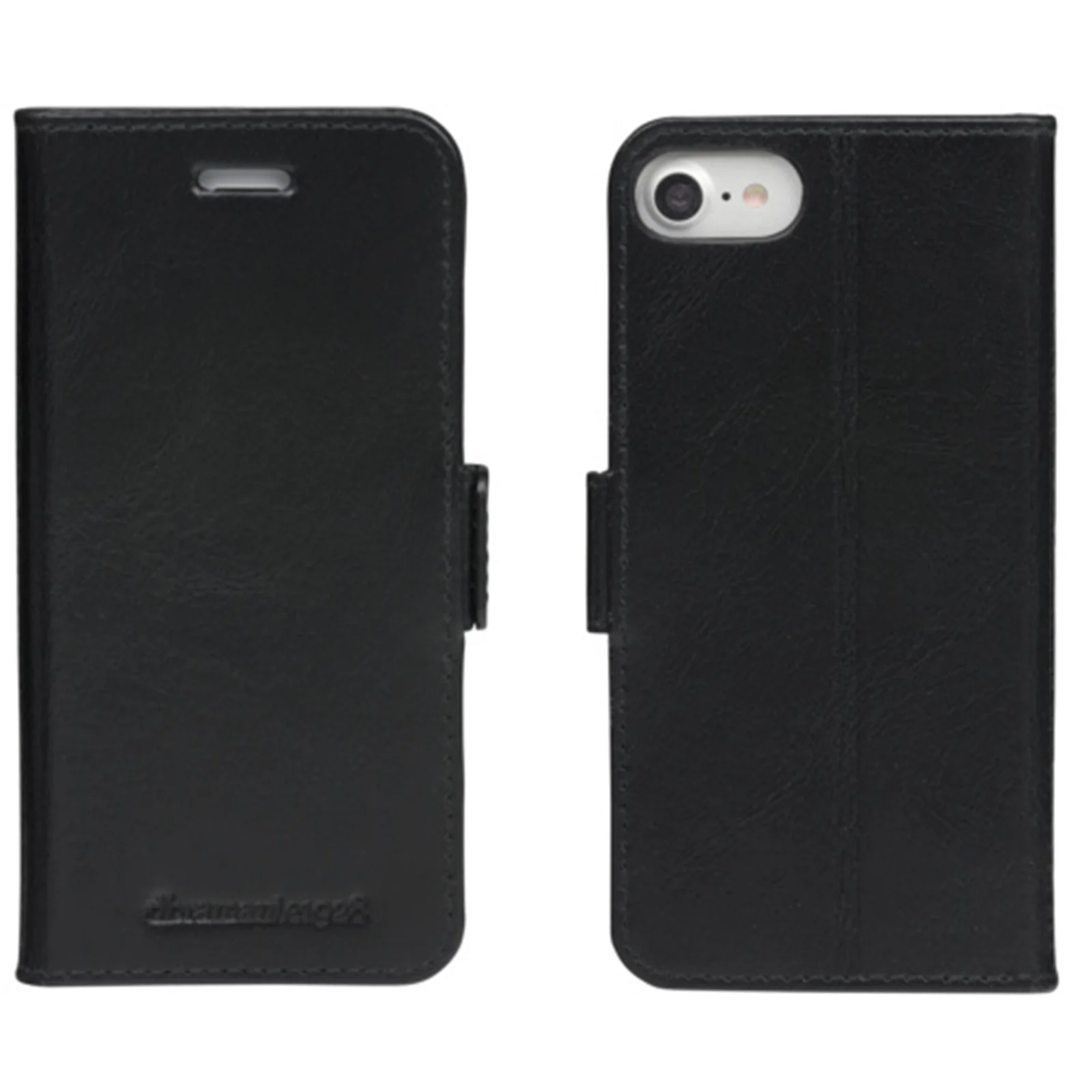 Dbramante1928 Copenhagen Slim Leather Folio Case iPhone SE 3rd / 2nd / 8 / 7 Black - BONUS Screen Protector - Image 3