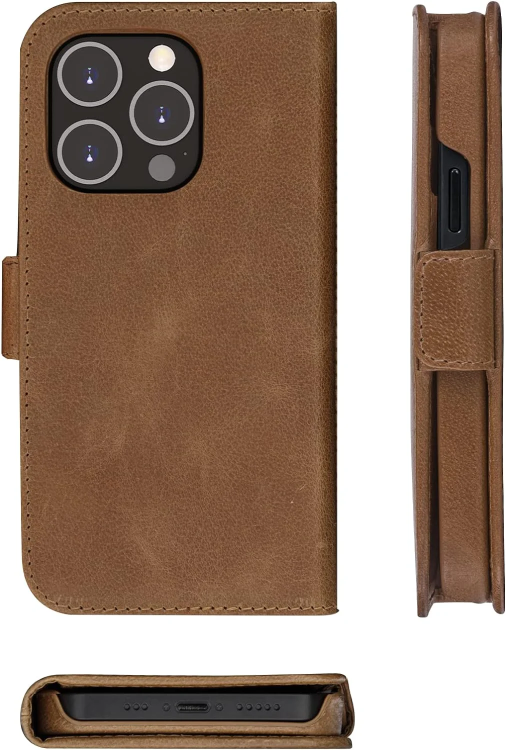 Dbramante1928 Lynge Leather Folio Case iPhone 11 / XR - Tan - Image 2