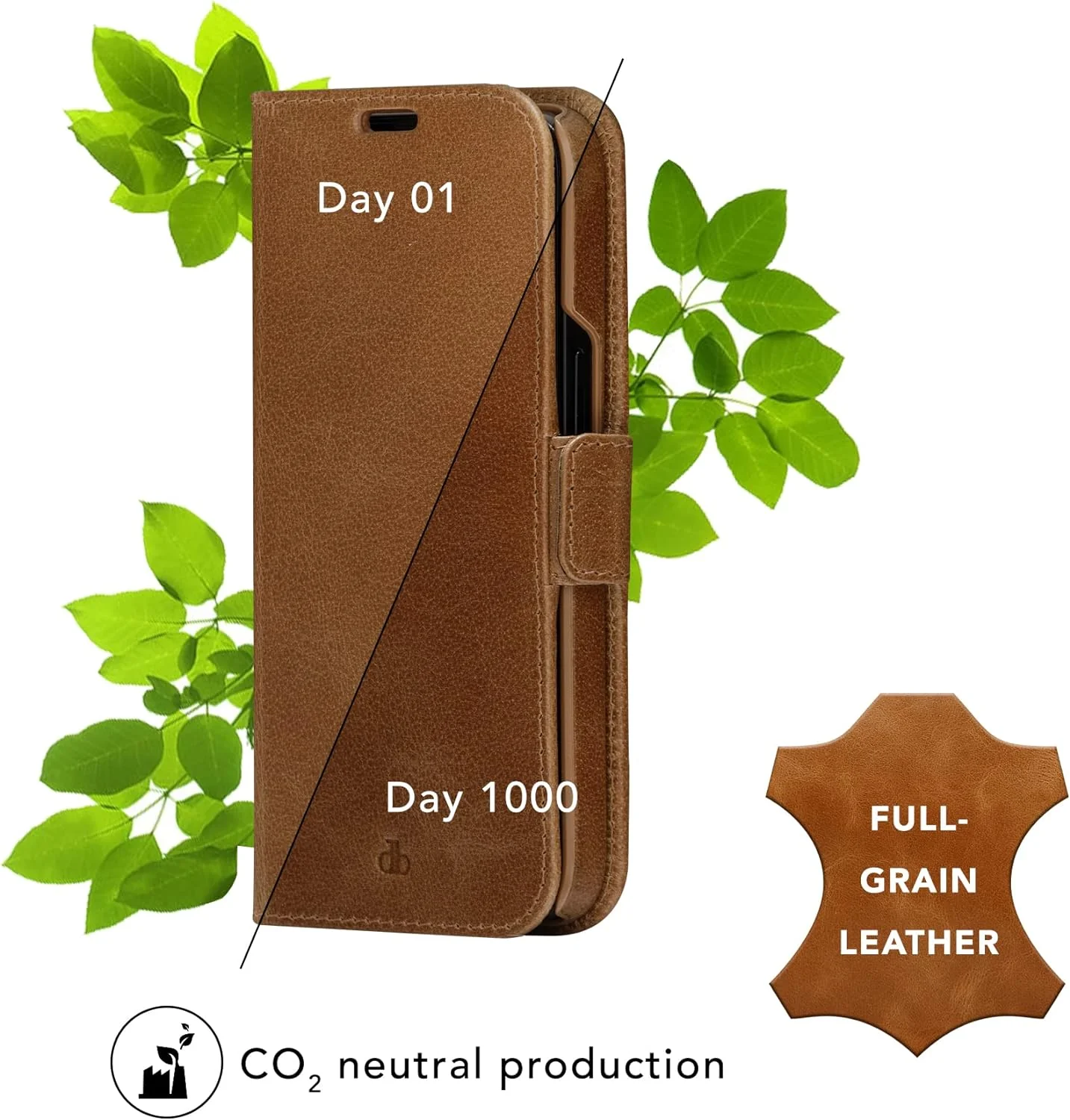 Dbramante1928 Lynge Leather Folio Case iPhone 11 / XR - Tan - Image 4