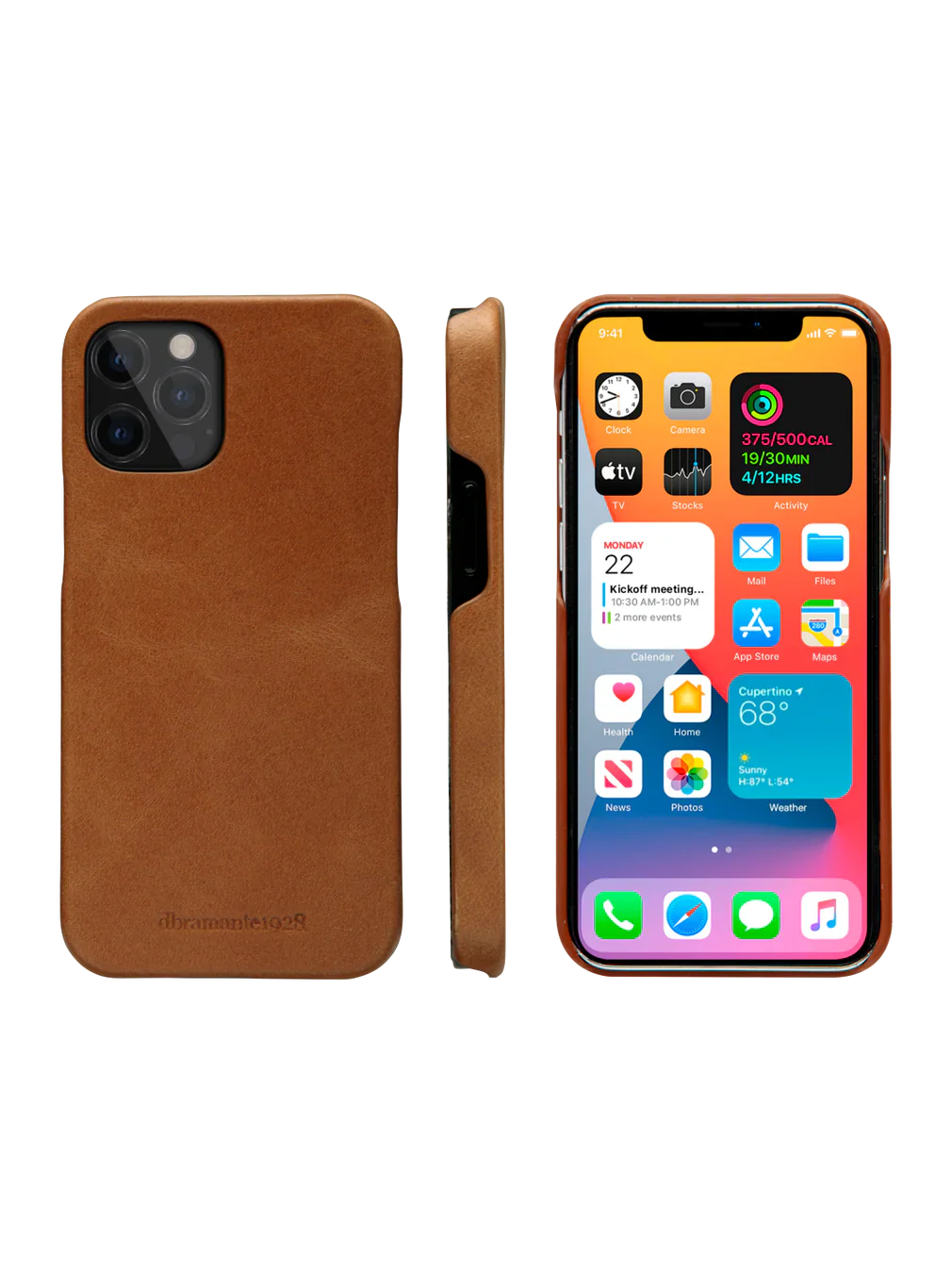 Dbramante1928 Lynge Leather Folio Case iPhone SE 3rd / 2nd / 8 / 7 Tan - BONUS Screen Protector - Image 6