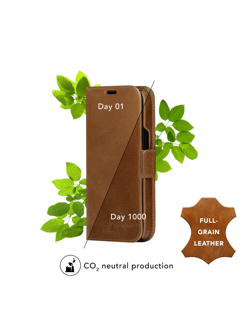 Dbramante1928 Lynge Leather Folio Case iPhone SE 3rd / 2nd / 8 / 7 Tan - BONUS Screen Protector - Image 8