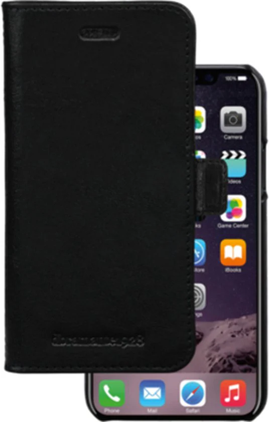 Dbramante1928 Lynge Leather Folio Case iPhone XS Max - Black - Image 2