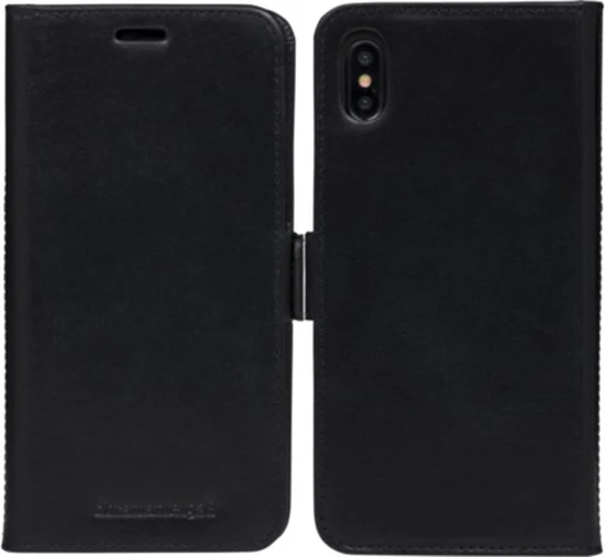 Dbramante1928 Lynge Leather Folio Case iPhone XS Max - Black - Image 4