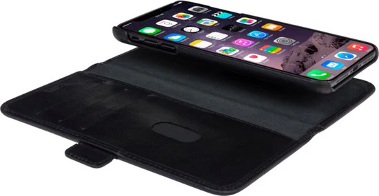 Dbramante1928 Lynge Leather Folio Case iPhone XS Max - Black - Image 6