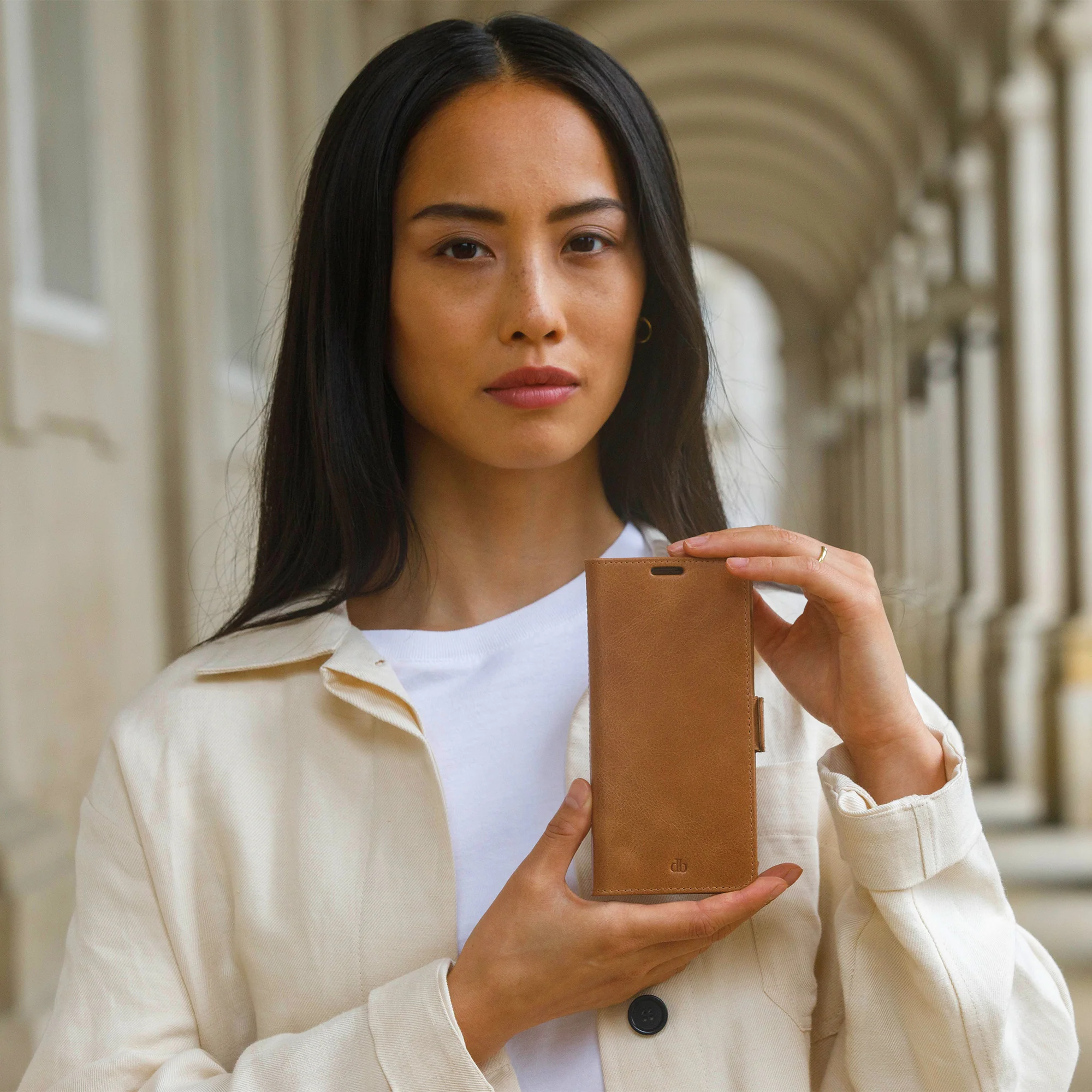 Dbramante1928 Lynge Leather Folio Case Samsung Galaxy A52 - Tan - Image 17