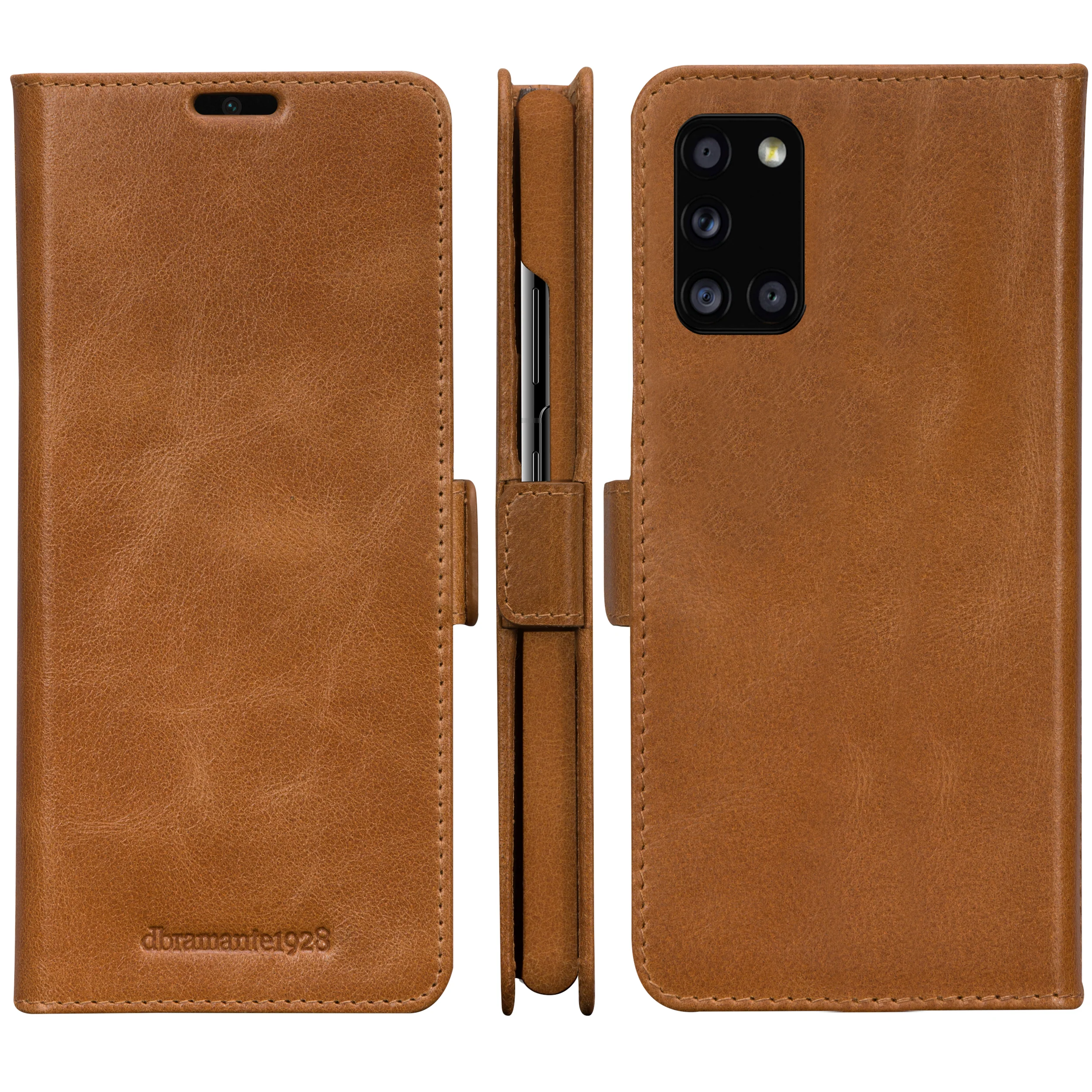 Dbramante1928 Lynge Leather Folio Case Samsung Galaxy A52 - Tan - Image 4