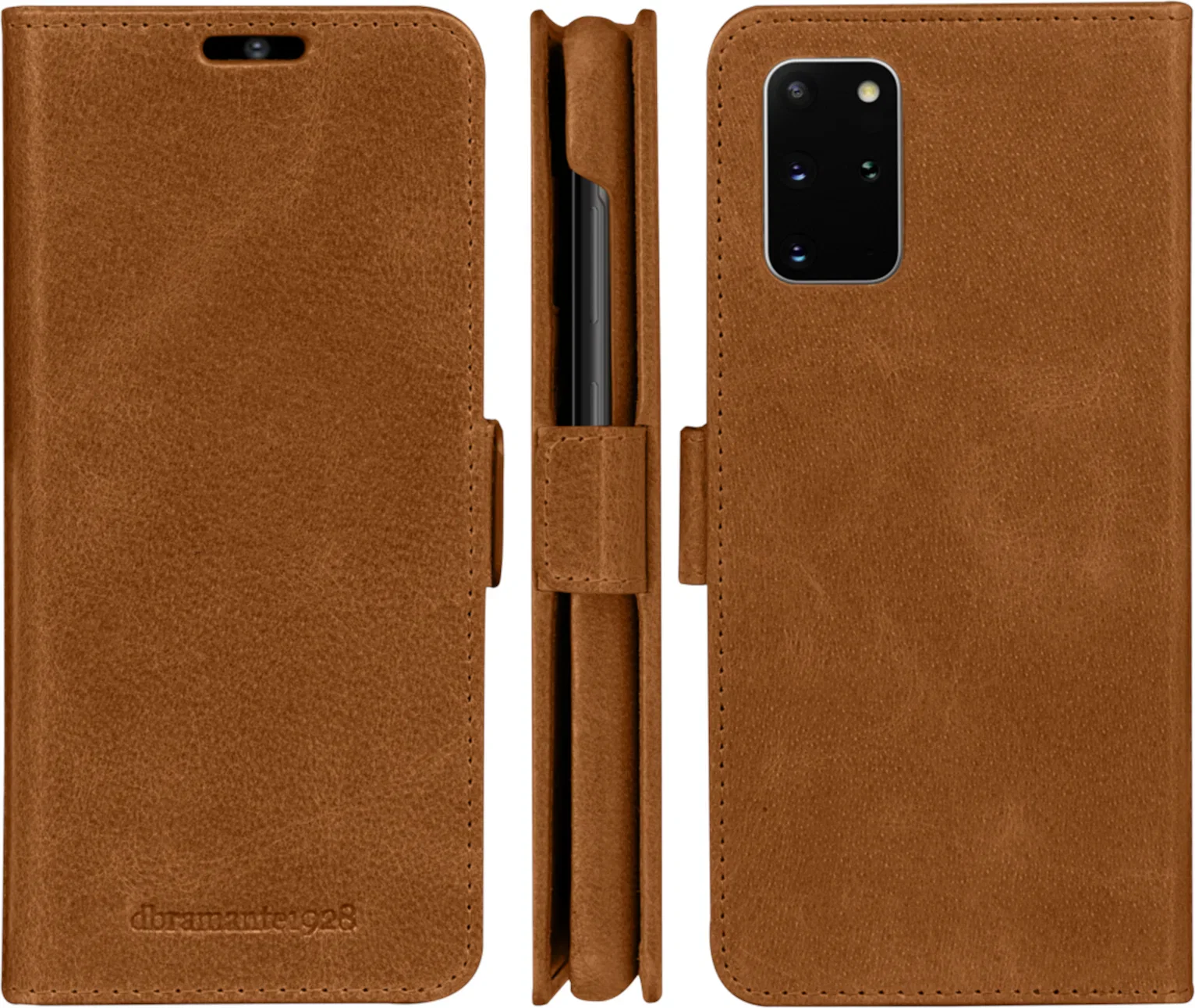 Dbramante1928 Lynge Leather Folio Case S20 Plus 6.7 inch - Tan - Image 4