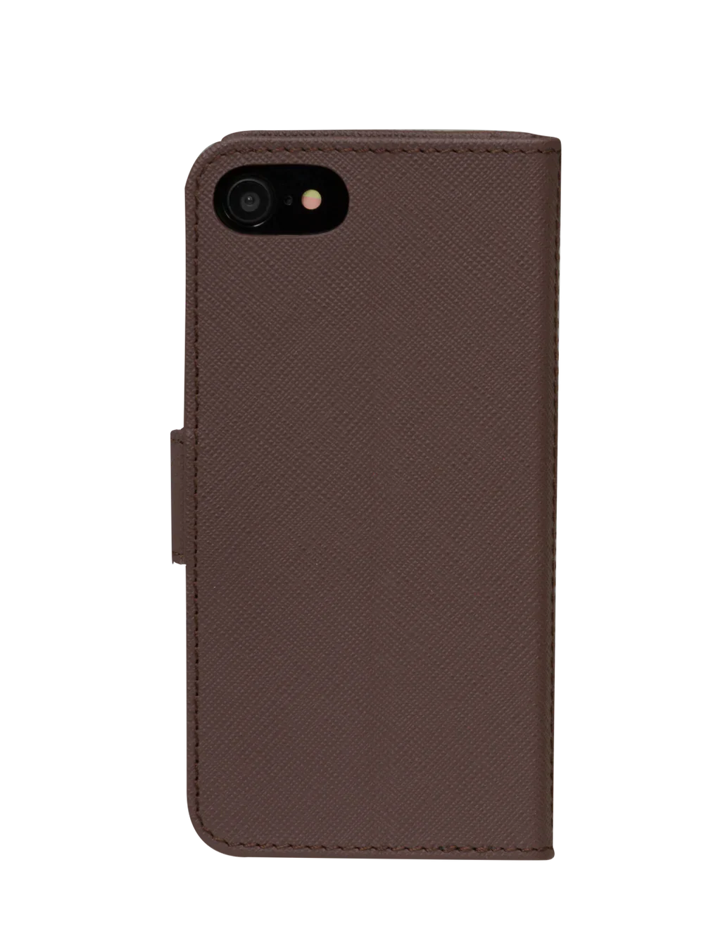 Dbramante1928 Milano Saffiano Leather Folio Case iPhone SE 3rd / 2nd / 8 / 7 - Dark Chocolate - Image 3