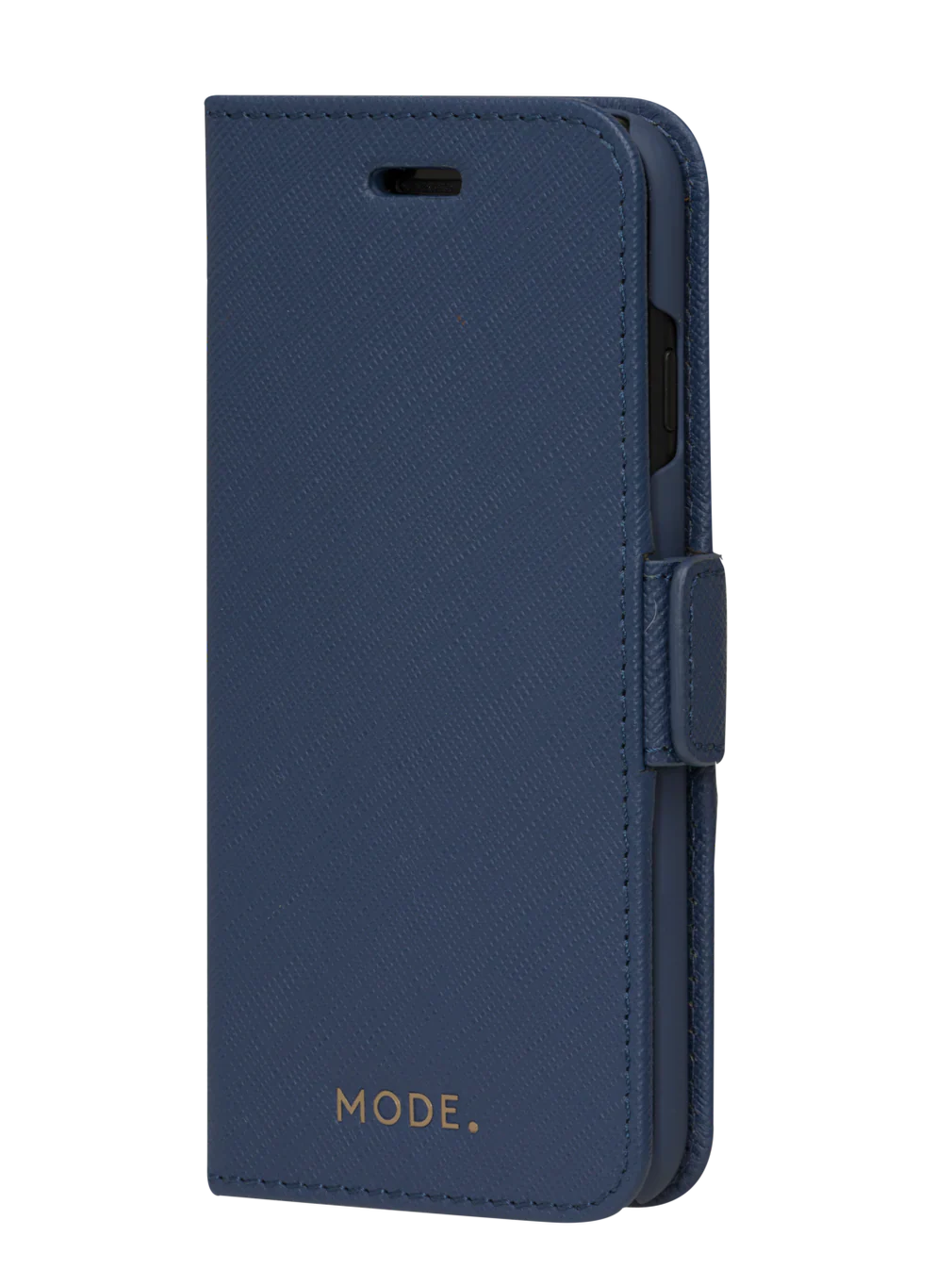 Dbramante1928 Milano Saffiano Leather Folio Case iPhone SE 3rd / 2nd / 8 / 7 - Ocean Blue - Image 4