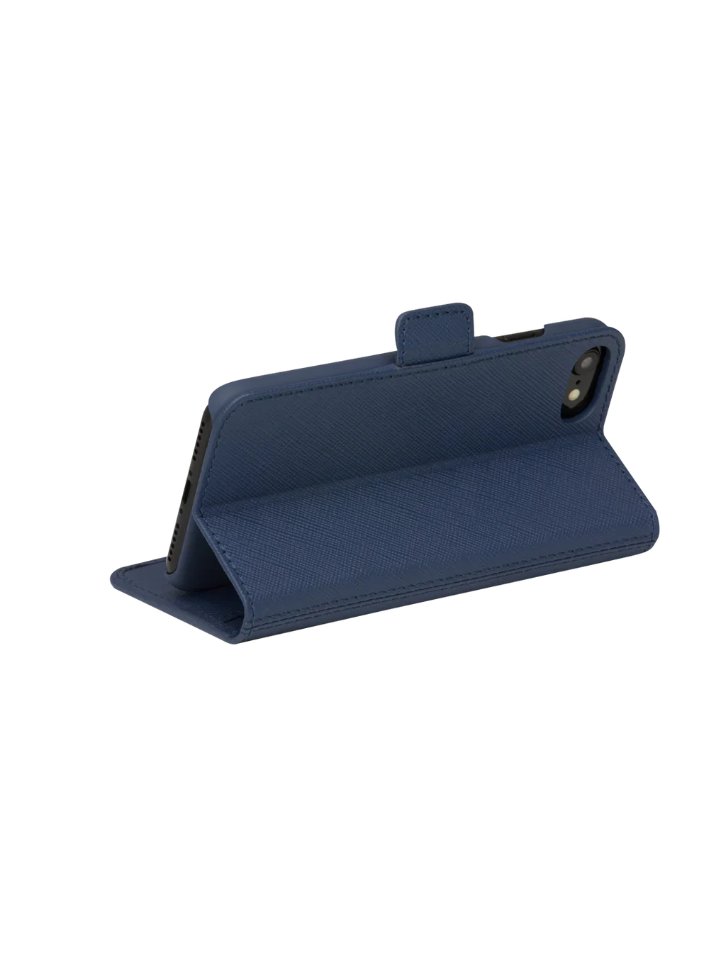 Dbramante1928 Milano Saffiano Leather Folio Case iPhone SE 3rd / 2nd / 8 / 7 - Ocean Blue - Image 5