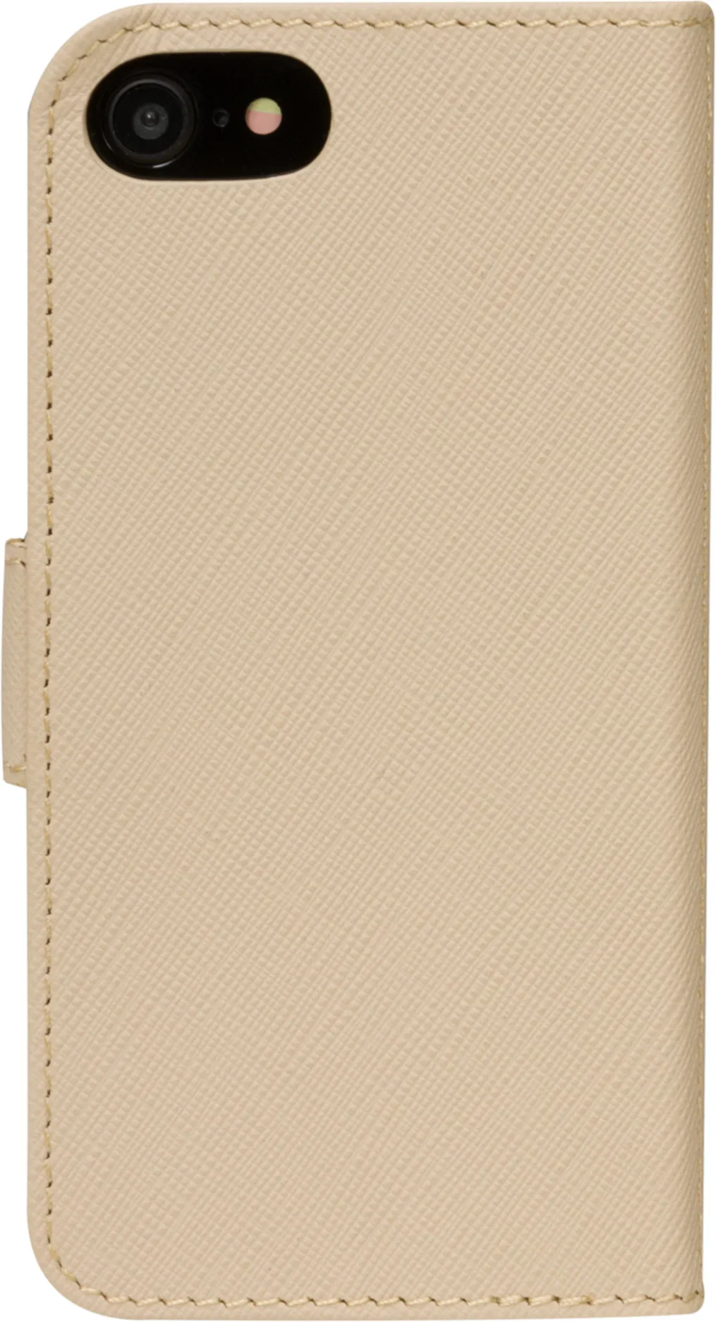Dbramante1928 Milano Saffiano Leather Folio Case iPhone SE 3rd / 2nd / 8 / 7 - Sahara Sand - Image 3