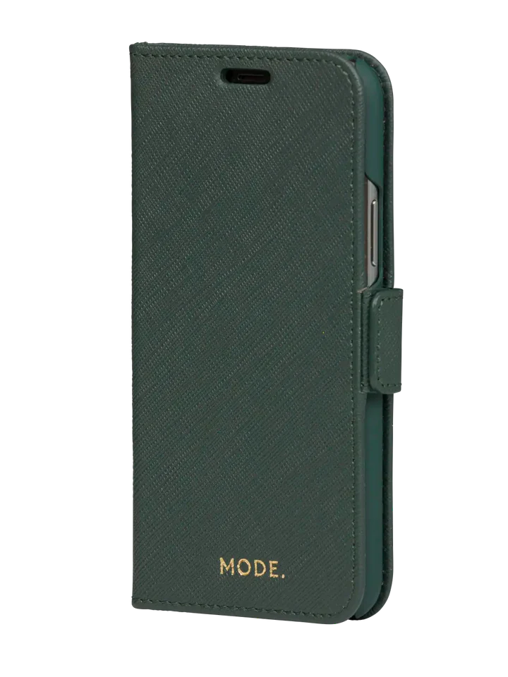 Dbramante1928 Milano Saffiano Leather Folio Case iPhone 11 Pro / X / XS - Evergreen (BONUS Screen Protector!!) - Image 5