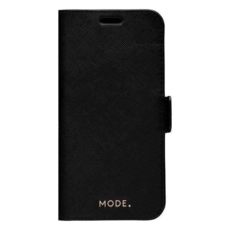 Dbramante1928 Milano Saffiano Leather Folio Case iPhone 12 / 12 Pro Night Black with FREE SCREEN GUARD - Image 4
