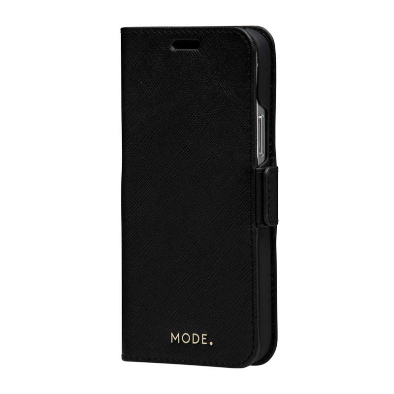 Dbramante1928 Milano Saffiano Leather Folio Case iPhone 12 / 12 Pro Night Black with FREE SCREEN GUARD - Image 7