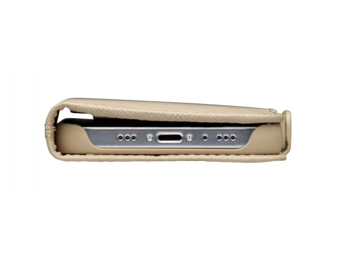 Dbramante1928 Milano Saffiano Leather Folio Case iPhone 12 / 12 Pro Sahara Sand with FREE SCREEN GUARD - Image 5