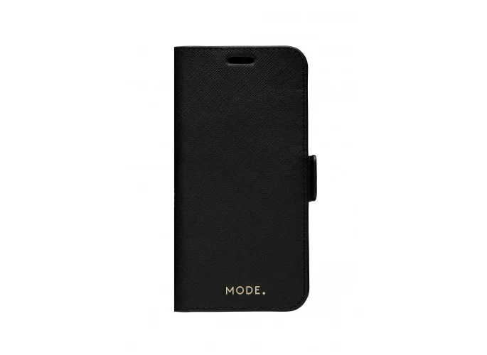 Dbramante1928 Milano Saffiano Leather Folio Case iPhone 12 Pro Max - Night Black - Image 2