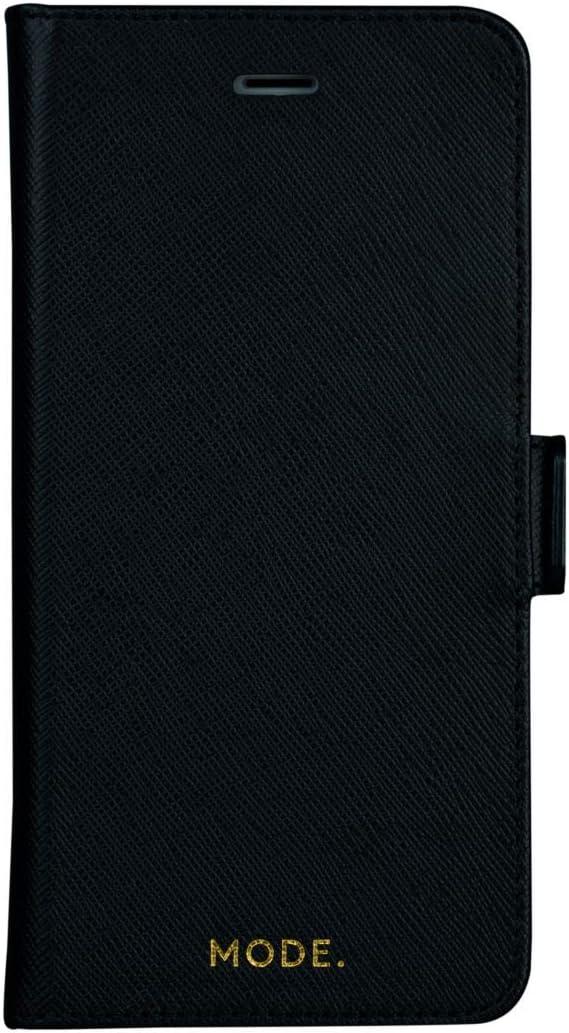 Dbramante1928 Milano Saffiano Leather Wallet Case iPhone Xs Max - Night Black - Image 2