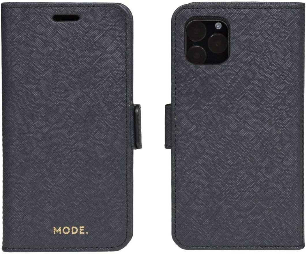 Dbramante1928 New York Leather Folio Case iPhone 11 Pro / X / XS -Night Black (BONUS Screen Protector!!) - Image 4