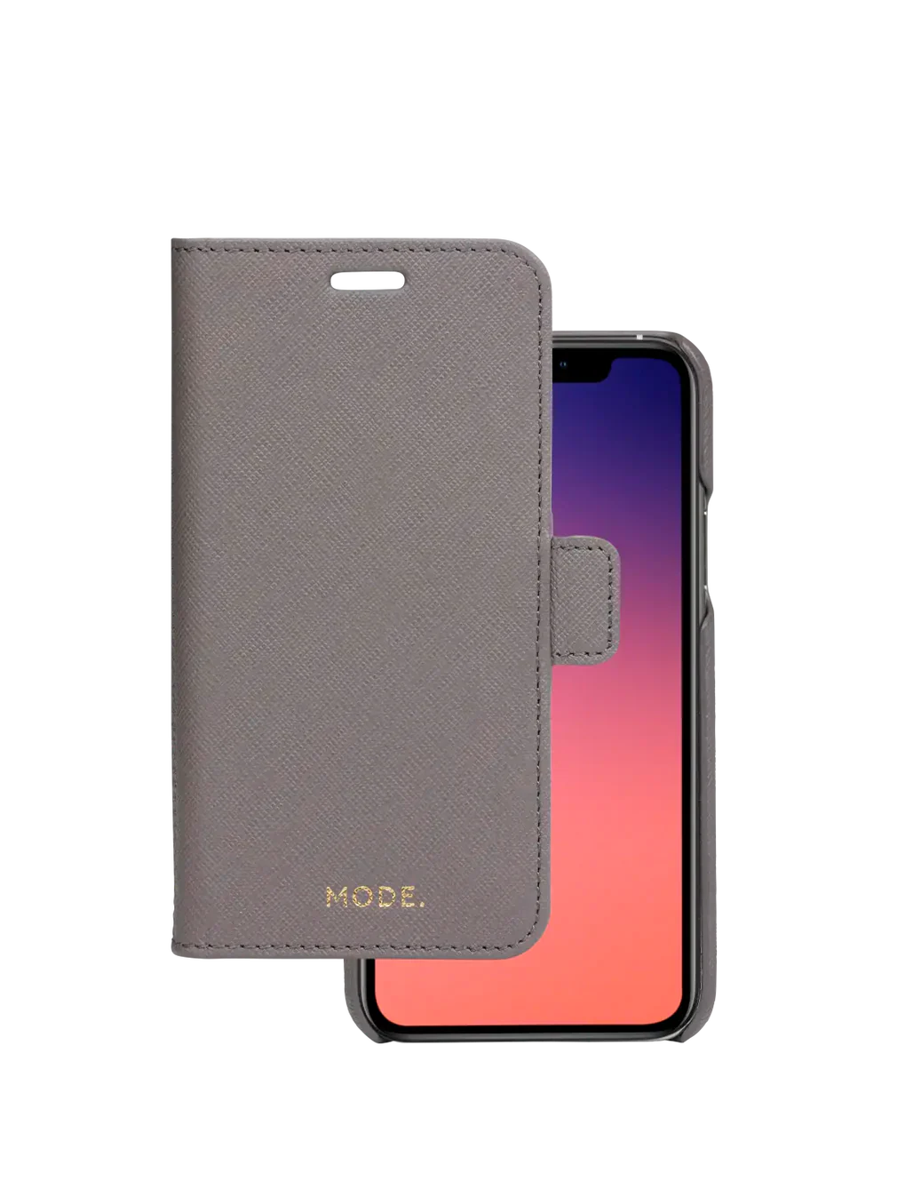 Dbramante1928 New York Leather Folio Case iPhone 11 Pro / X / XS - Shadow Grey (BONUS Screen Protector!!) - Image 6