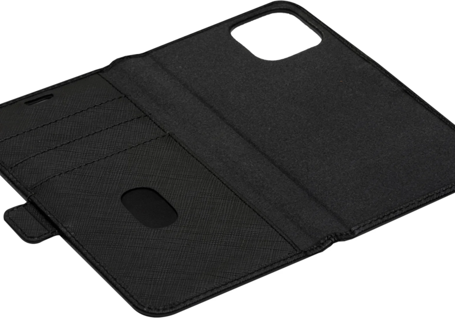 Dbramante1928 New York Leather Folio Case iPhone 12 Pro Max - Night Black - Image 9