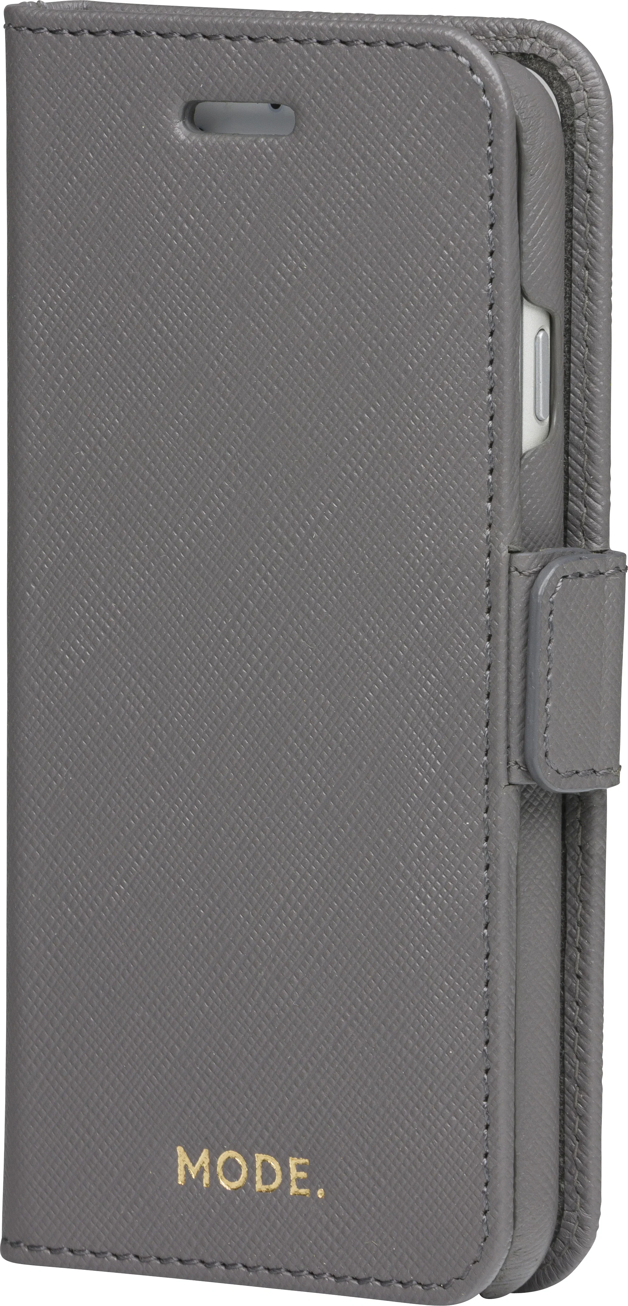 Dbramante1928 New York Leather Folio Case iPhone 8 / 7 / 6 Shadow Grey - BONUS Screen Protector - Image 9