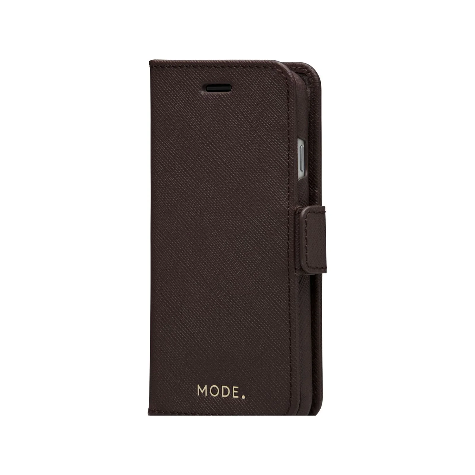 Dbramante1928 New York Leather Folio Case iPhone SE 3rd / 2nd / 8 / 7 Dark Chocolate - BONUS Screen Protector - Image 5