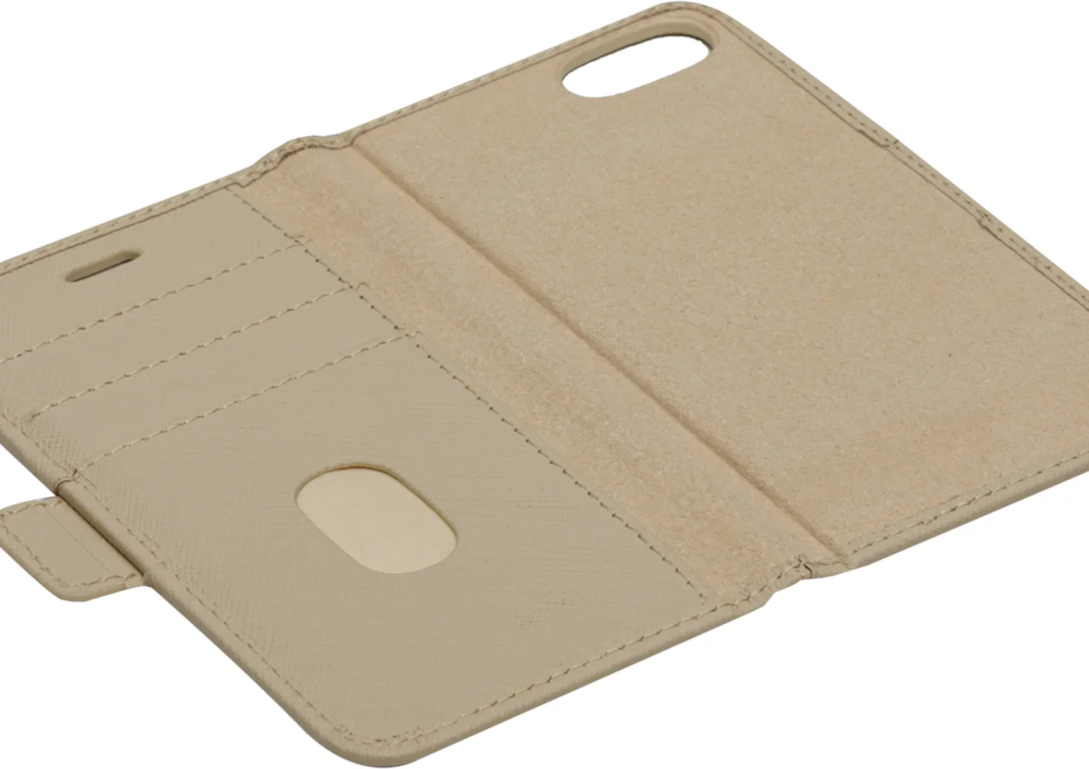Dbramante1928 New York Leather Folio Case iPhone SE 3rd / 2nd / 8 / 7 Sahara Sand - BONUS Screen Protector - Image 10