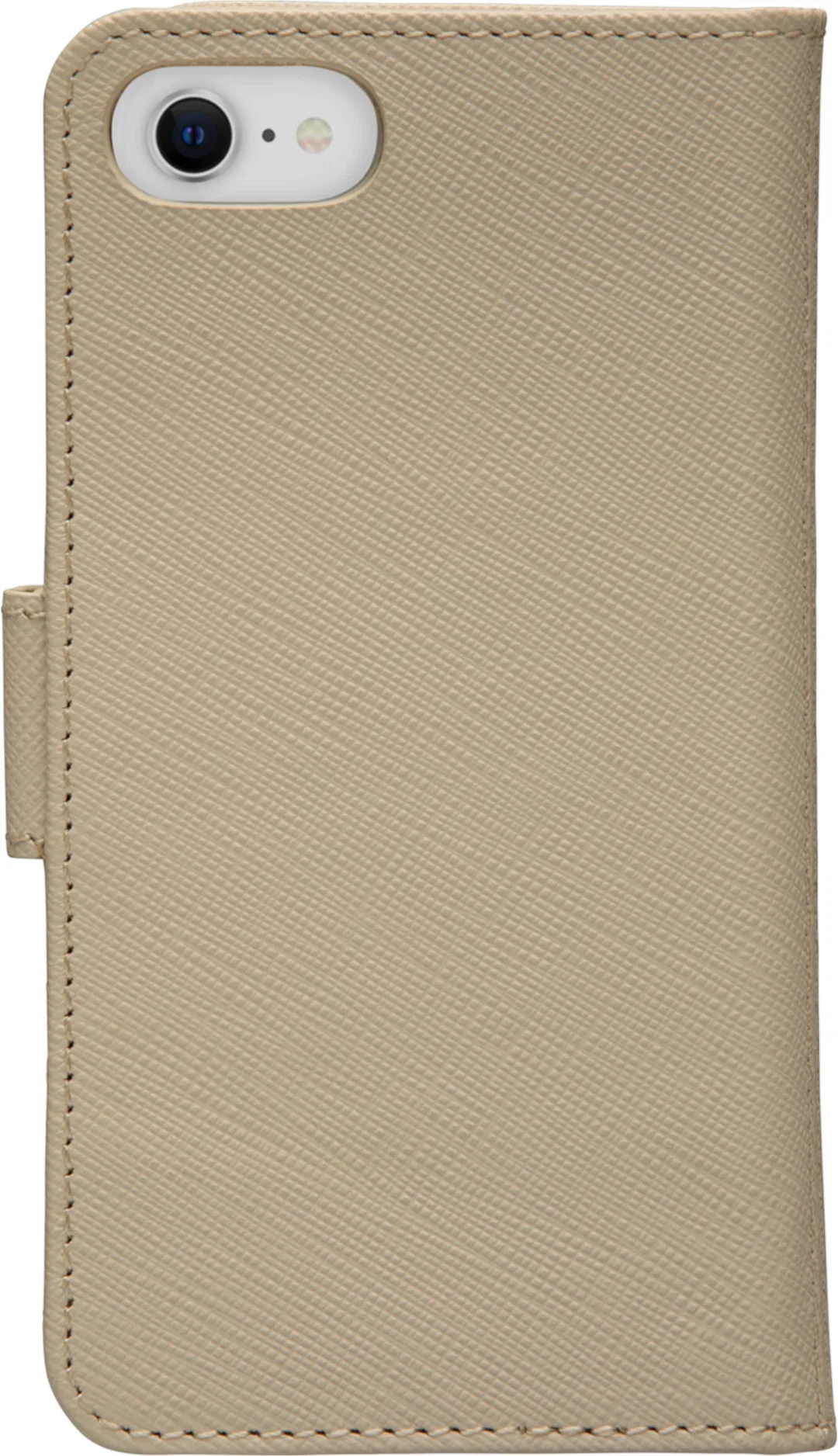 Dbramante1928 New York Leather Folio Case iPhone SE 3rd / 2nd / 8 / 7 Sahara Sand - BONUS Screen Protector - Image 3