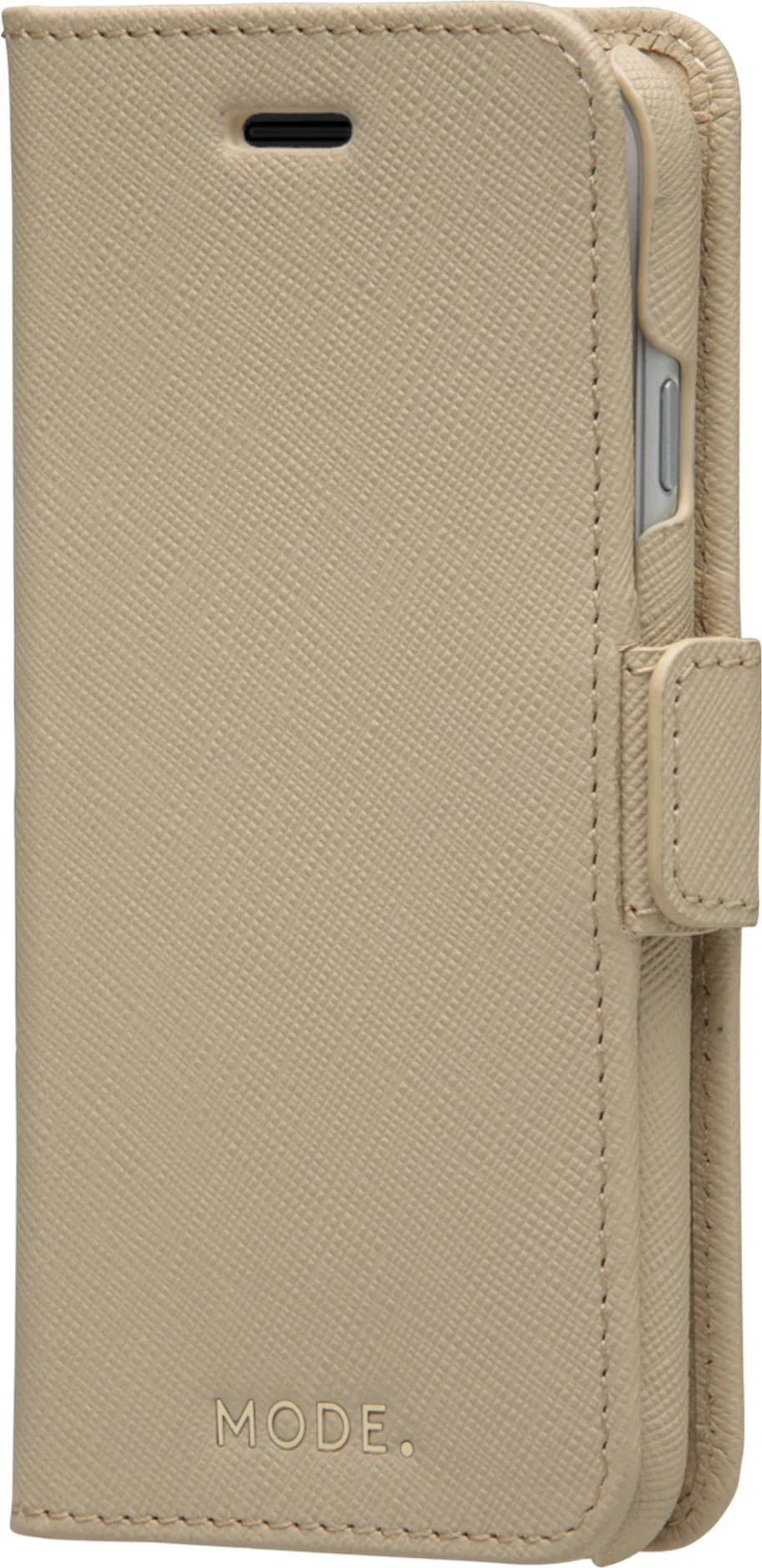 Dbramante1928 New York Leather Folio Case iPhone SE 3rd / 2nd / 8 / 7 Sahara Sand - BONUS Screen Protector - Image 5