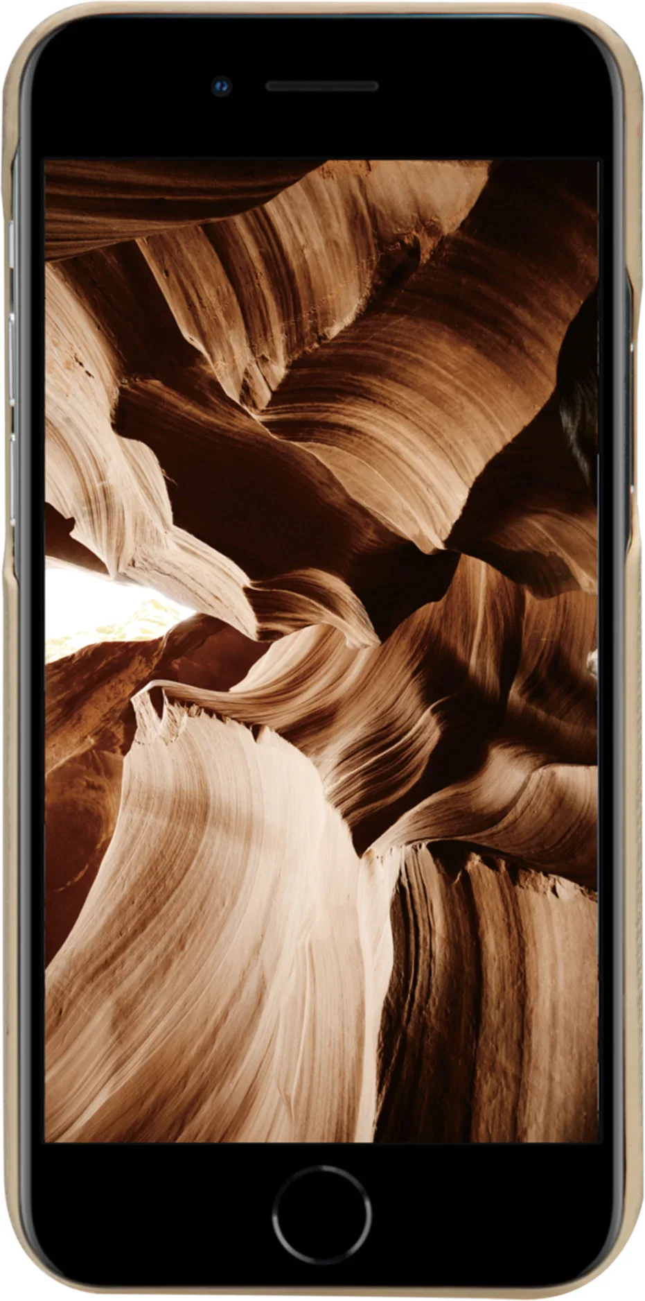 Dbramante1928 New York Leather Folio Case iPhone SE 3rd / 2nd / 8 / 7 Sahara Sand - BONUS Screen Protector - Image 7