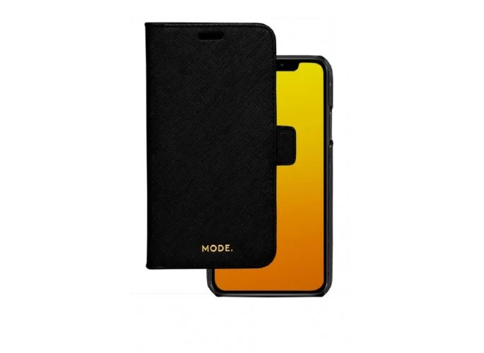 Dbramante1928 New York Leather Folio Case iPhone XS Max -Night Black - Image 2