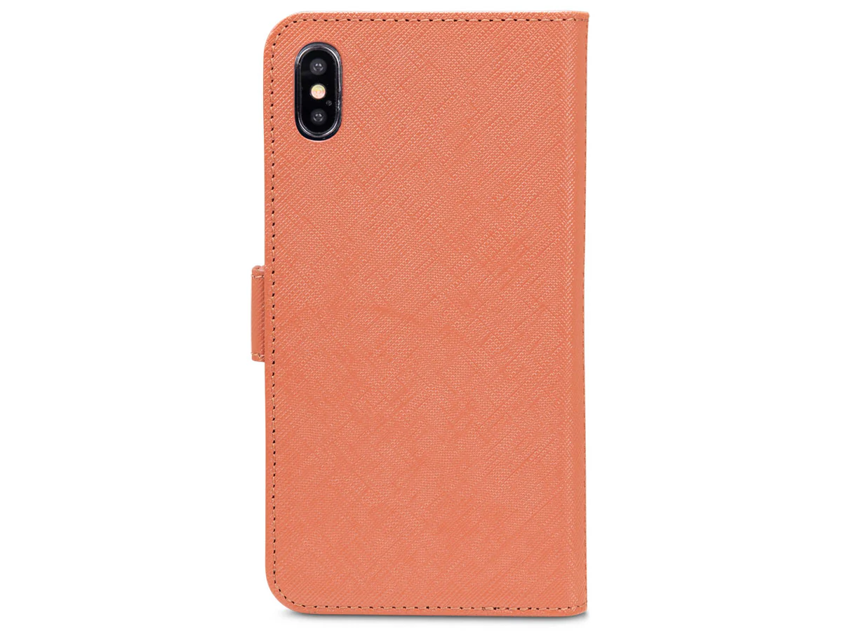 Dbramante1928 New York Leather Folio Case iPhone XS Max -Rusty Rose - Image 3