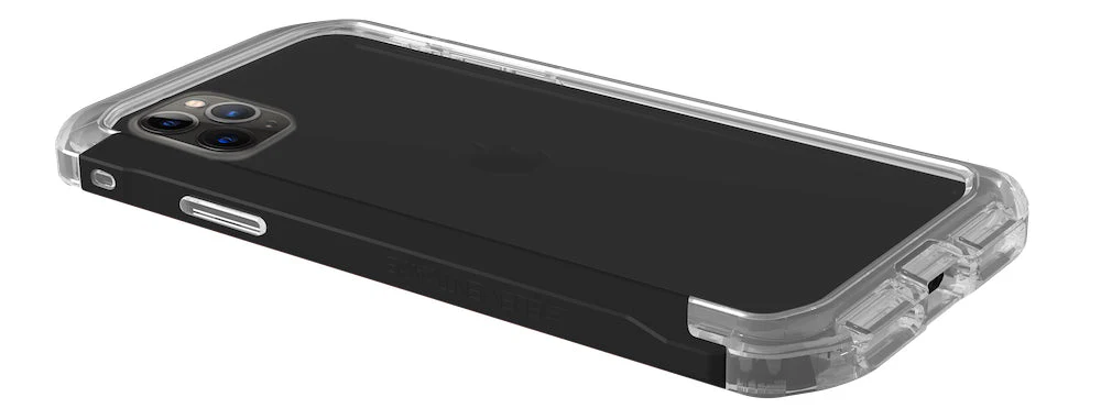 Element Case Rail Protective Slim Bumper Case For iPhone 11 Pro Max - Clear Black - Image 5