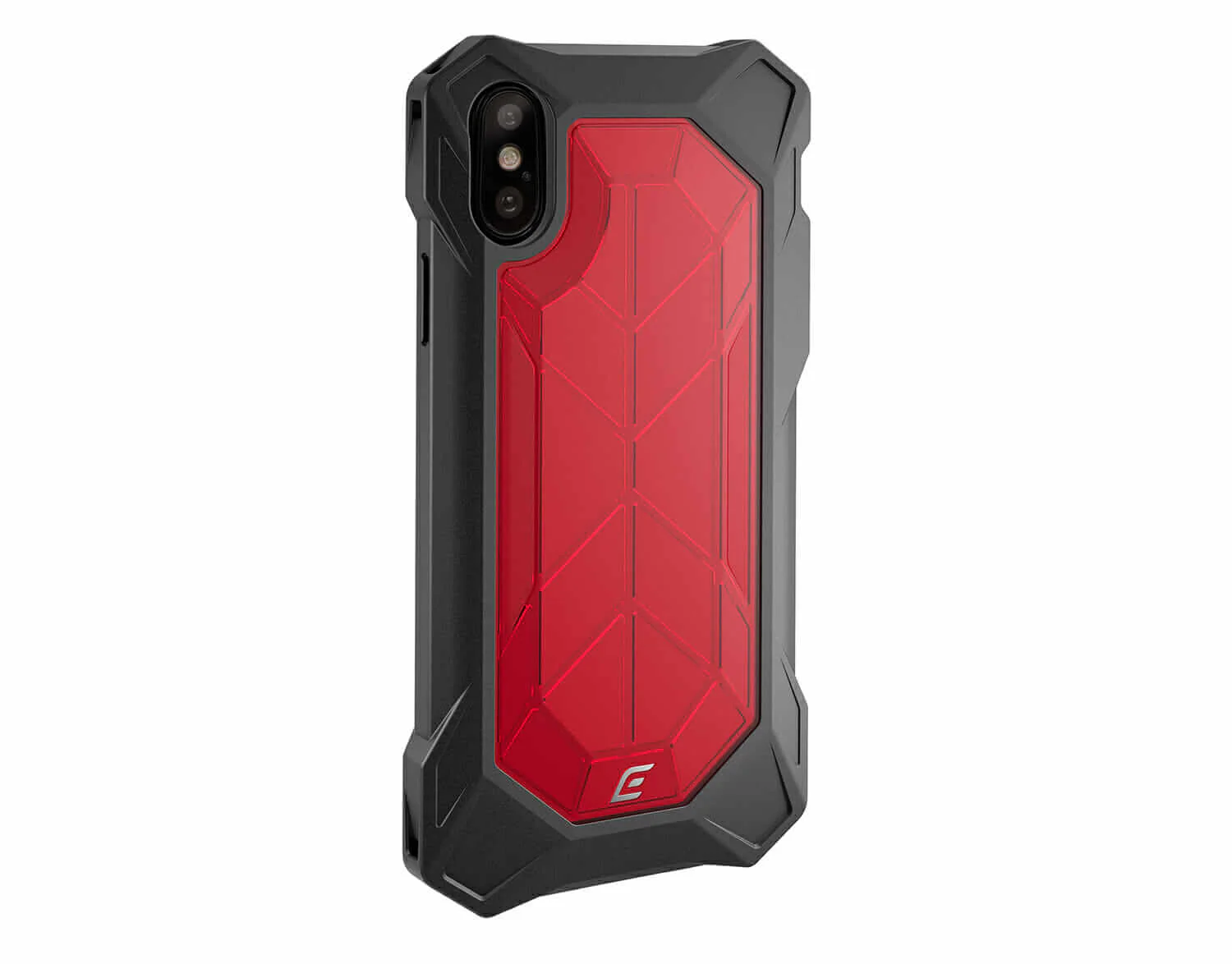 Element Case Rev Tough case for iPhone X / Xs - Red Black (BONUS Screen Protector!!) - Image 2