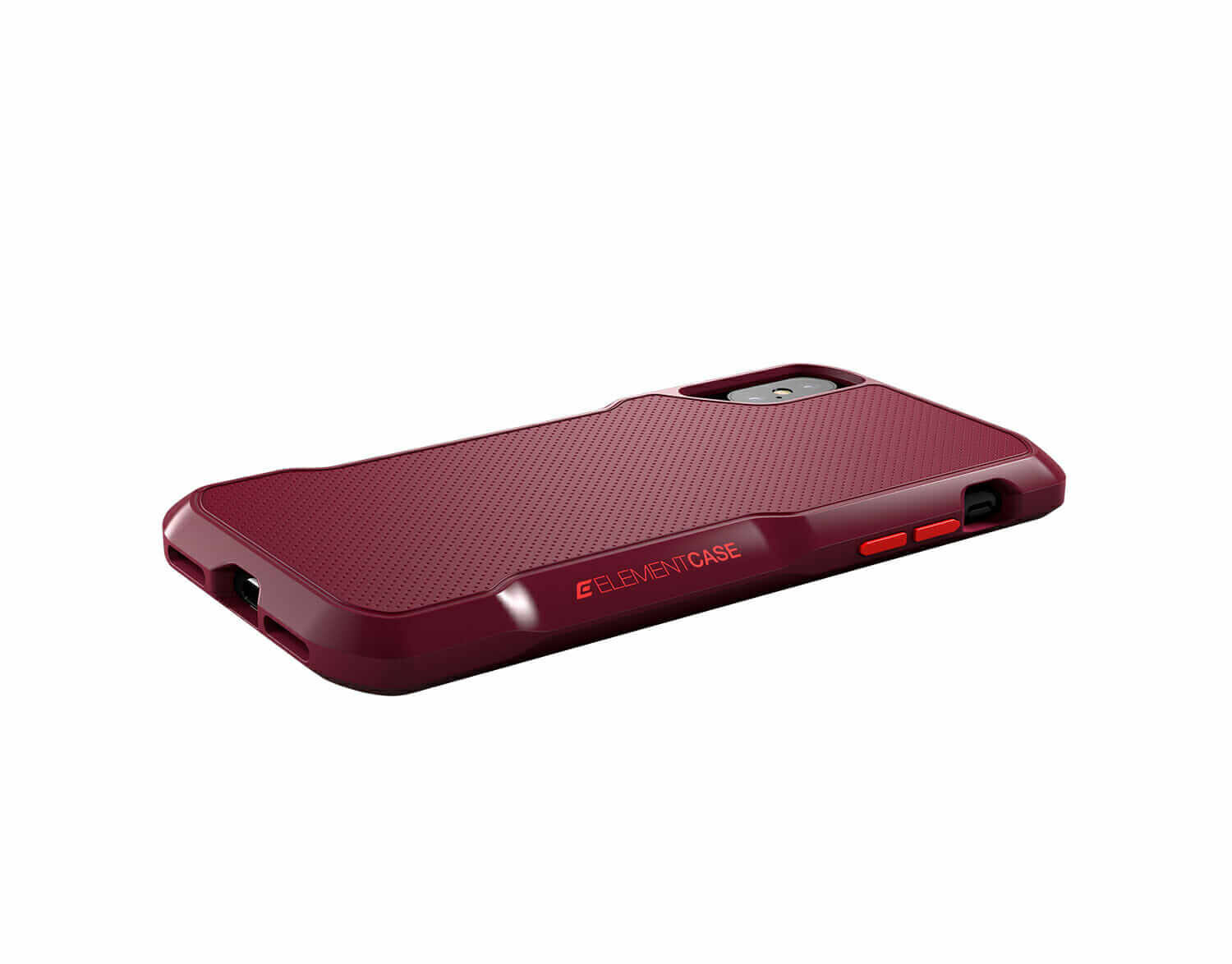 Element Case Shadow Protective Case for iPhone X / Xs - Red (BONUS Screen Protector!!) - Image 2